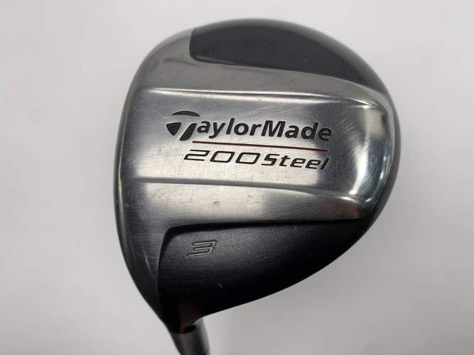 TaylorMade 200 Steel 3 Fairway Wood 15* Lite 80g Regular Graphite Mens LH