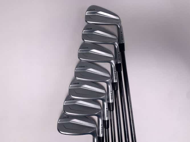 Ping i59 Iron Set 4-PW Black Dot KBS $-Taper Black 130g X Stiff Steel Mens RH