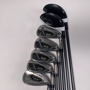 TaylorMade M2 2019 Hybrid Iron Set 5-PW+SW M2 REAX 65g Regular Graphite Mens RH