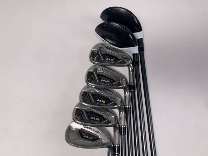 TaylorMade M2 2019 Hybrid Iron Set 5-PW+SW M2 REAX 65g Regular Graphite Mens RH