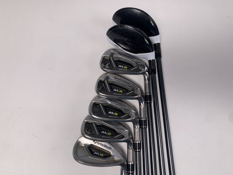 TaylorMade M2 2019 Hybrid Iron Set 5-PW+SW M2 REAX 65g Regular Graphite Mens RH