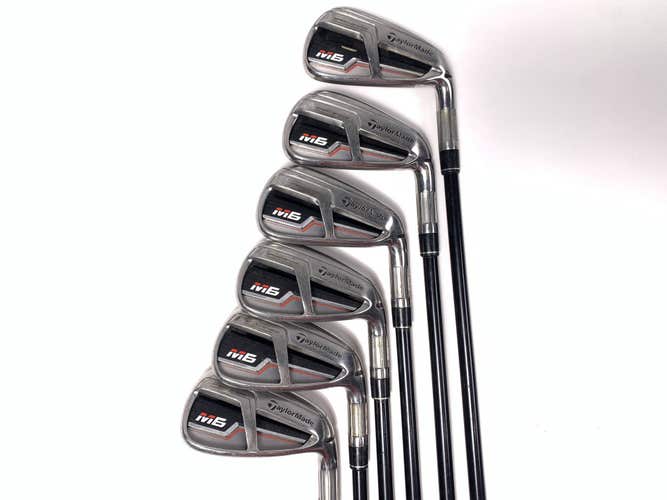 TaylorMade M6 Iron Set 5-PW Fujikura Atmos 5A Senior Graphite Mens RH