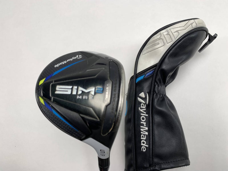 TaylorMade SIM2 MAX 5 Fairway Wood 18* Fujikura Ventus Blue 6-S Stiff RH HC