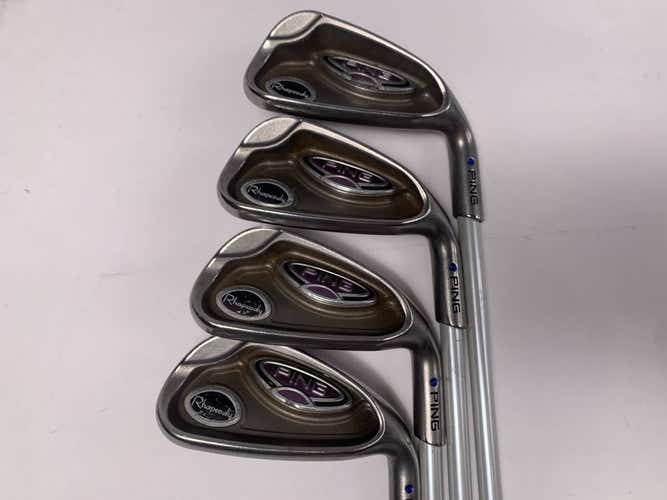 Ping Rhapsody Iron Set 7-PW Blue Dot 1* Up TFC 129 I Women's RH