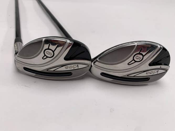 Adams Idea Womens 2014 5 & 6 Hybrid Set 25* 28* Idea 50g Ladies RH