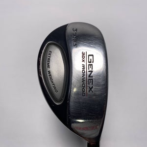 Nickent 3DX Ironwood 3 Hybrid 18.5* SpeedRated 75 75g Stiff Graphite Mens RH