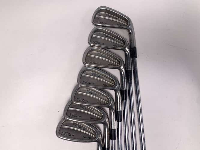 Titleist 704 CB Iron Set 3-PW True Temper Dynamic Gold S300 Stiff Mens RH- No 8i