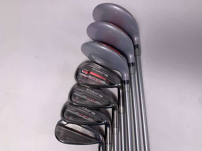 Cobra MAX Hybrid Iron Set 4-PW+SW Max 50g Ladies Graphite Womens RH