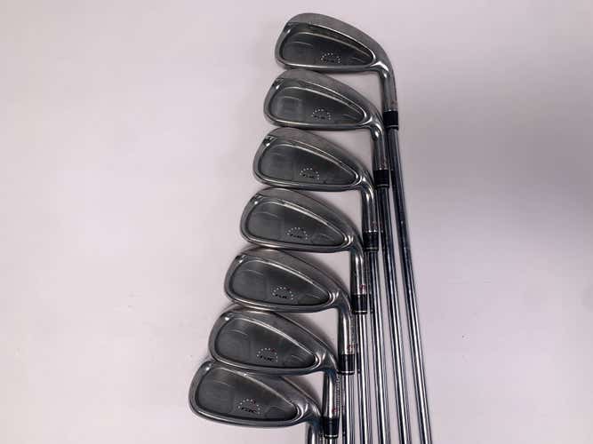 TaylorMade Rac CGB Iron Set 3-PW Light Metal II Uniflex Steel Mens RH- No 7i