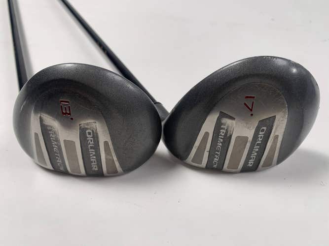 Orlimar Trimetal & Fairway Wood Set 13* 17* Trimetal Ultralite Regular Mens RH