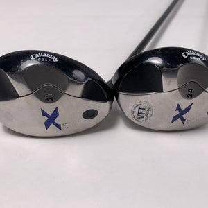 Callaway X 3 & 4 Hybrid Set 21* 24* 80g Regular Graphite Mens LH