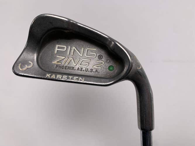 Ping Zing 2 Single 3 Iron Green Dot 2* Up Karsten Regular Steel Mens RH