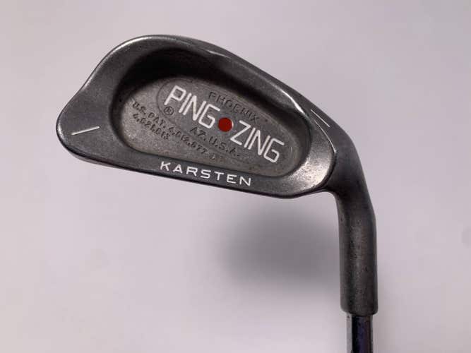 Ping Zing Single 1 Iron Red Dot 1* Flat Karsten JZ Stiff Steel Mens RH
