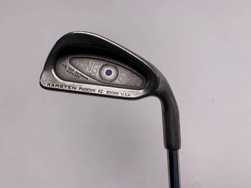 Ping Eye 2 Single 2 Iron Blue Dot 1* Up Karsten ZZ-Lite Regular Steel Mens RH