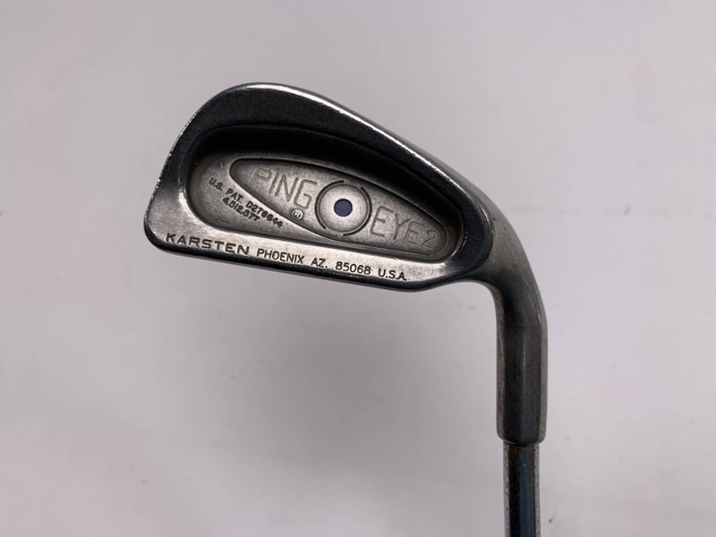 Ping Eye 2 Single 3 Iron Blue Dot 1* Flat Karsten ZZ-Lite Regular Steel Mens RH