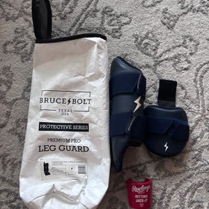 Blue Senior Shin Guards (New)