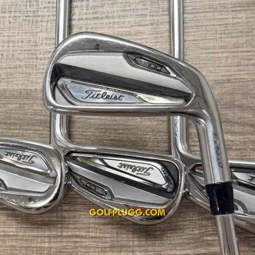 Titleist T100 Iron Set 4-PW / AMT White Steel, Stiff (41)