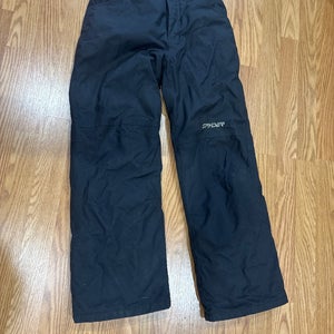 Black Unisex Youth Size 16 Spyder Ski Pants (Used)