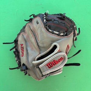 Gray Wilson A500 RH Catcher's Baseball Glove 32"