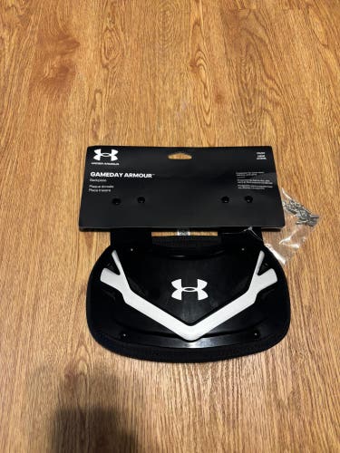 Youth Under Armour GameDay Backplate Black OSFM