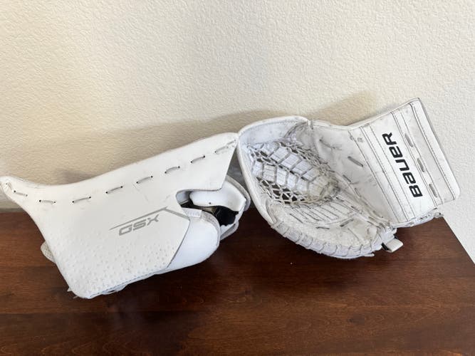 2023 Bauer GSX Full Right Glove & Blocker (Used)