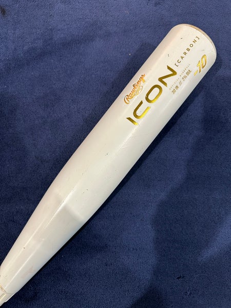 2024 Rawlings Icon Composite Bat USSSA Certified (-10) 20 oz 30" (Used)