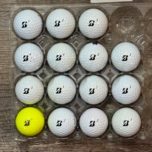 15 Bridgestone Tour B RXS Golf Balls - 5A MINT CONDITION ONLY