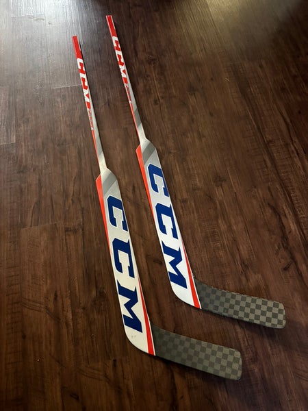 Stuart Skinner 2 pack Senior CCM EFlex 5 Prolite Regular Goalie Stick 26" Paddle Pro Stock (New)