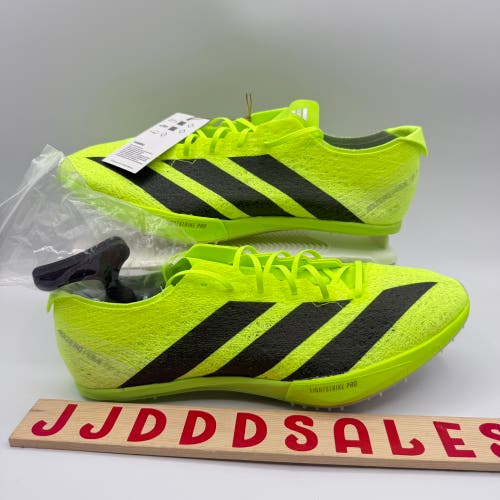 Adidas Adizero Prime SP 3 Strung Spikes Neon Lucid Lemon IH5800 Men’s Sz 10 NWT
New Without Box