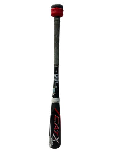 Used Marucci CAT X CONNECT BB/SB USA 2 5/8 Bat Red And Grey 26" 11835-S000200488