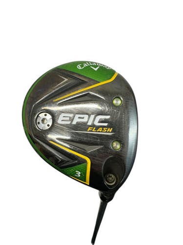Used Callaway EPIC FLASH Mens Fairway Wood RH Black 3 Wood 11835-S000201551