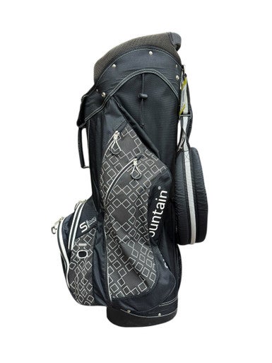 Used Sun Mountain S ONE Mens Cart Bag Black 11835-S000201650