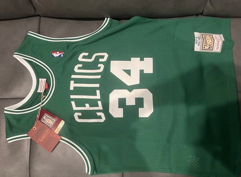 Paul Pierce Boston Celtics Signed Mitchell & Ness 2007-08 Green Swingman Jersey