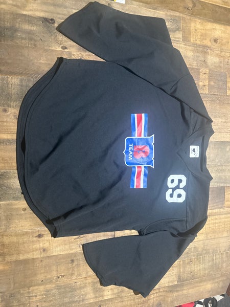 Brick tournament team tryout / practice Jersey Black Small / Medium Kids Unisex Jersey (Used)