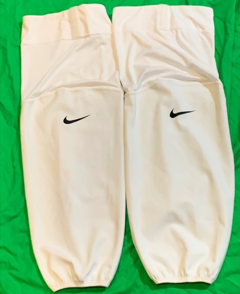 Nike IIHF Team USA Pro Stock Practice Socks White Large Short Rare *Please Read Full Description*