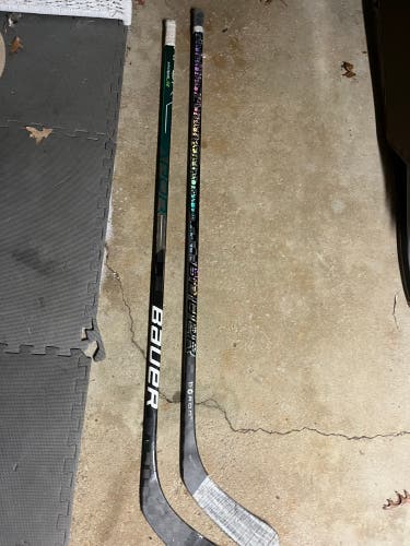 Intermediate Bauer Twitch Left Hand Hockey Stick P92 65 Flex Pro Stock and HYPERLITE P92 65 FLEX