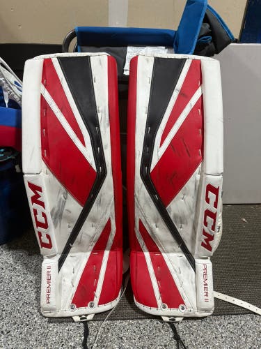 34" CCM Premier II Pro Goalie Leg Pads (Used)