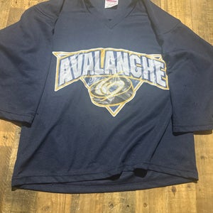 North Jersey avalanche navy Blue Large Kids Unisex PRO practice Jersey (Used)