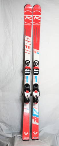 Rossignol Hero FIS GS Pro 158cm/17m Jr Race Skis - VG