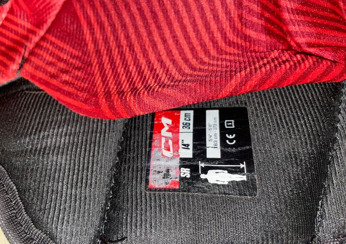 Senior CCM Next 14" Shin Pads (Used)