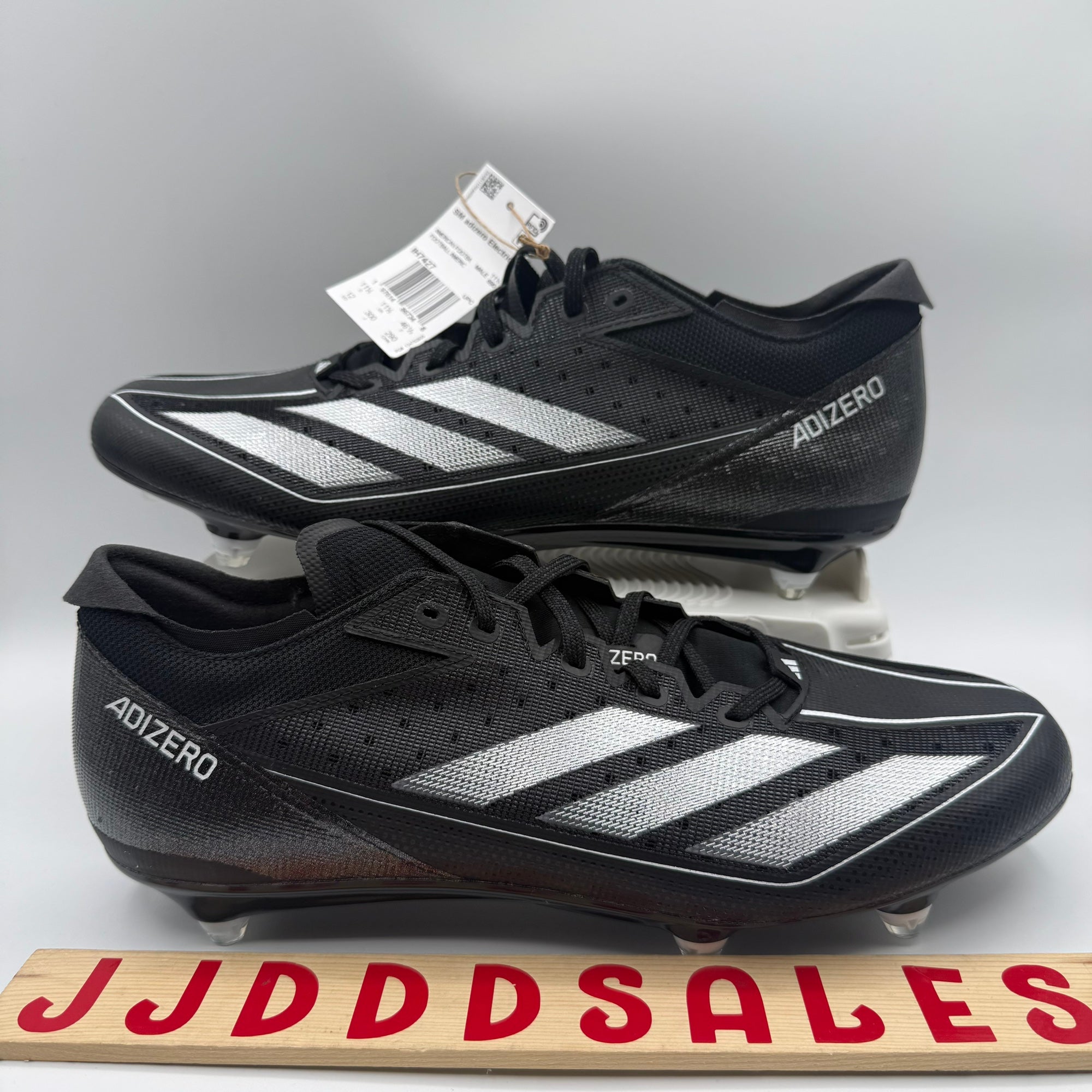 Adidas Adizero Electric SM Football Cleats Black White  display picture 2