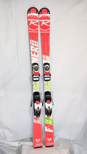 Rossignol Hero FIS SL Pro 132cm/9m Jr Race Skis #1 – GOOD/VG
