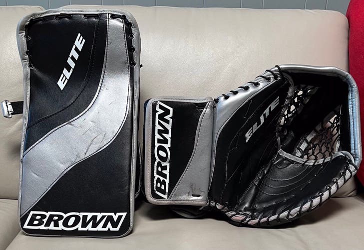 Brown Goalie JB2200 Elite Resonator Glove Set
