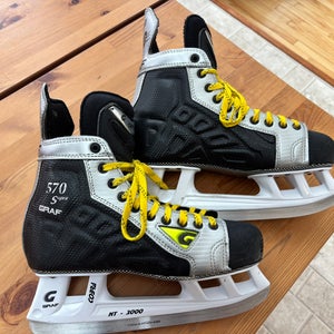 Graf 570 Hockey Skates Wide Width 8.5 (Used)