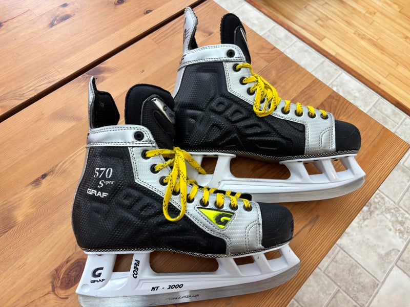 Graf 570 Hockey Skates Wide Width 8.5 (Used)