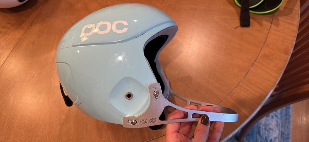POC Skull Orbic X Spin Helmet with chin bar (Used) FIS legal, Unisex Small