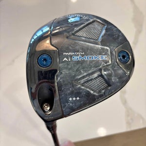 Men's Callaway AI Smoke Triple Diamond Max Left Hand Driver Extra Stiff Flex 9 Loft (New)