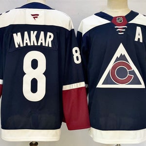 Colorado Avalanche 8 Cale Makar White Reverse Retro Ice Hockey Jersey Size 52