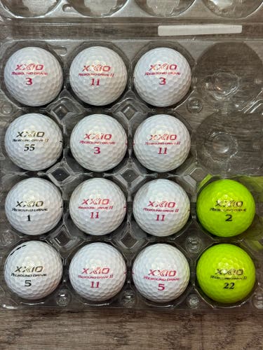 14 XXIO Rebound Drive / Rebound Drive II Golf Balls (5A Condition)