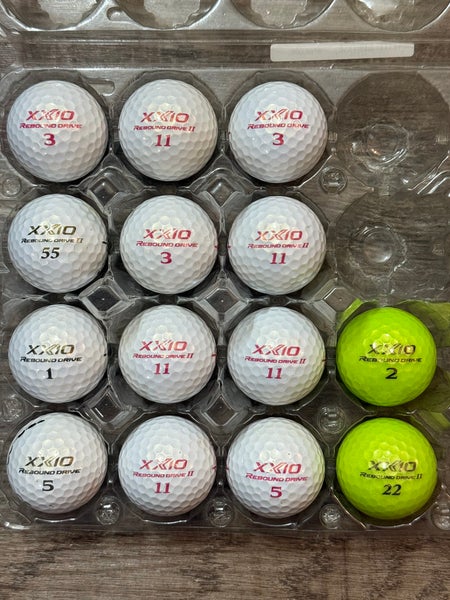 14 XXIO Rebound Drive / Rebound Drive II Golf Balls (5A Condition)
